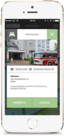 Hotelansicht der IOS-App für die Radtouren App des Rhein-Pfalz-Kreis